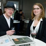 Kalle Eriksson, litteraturstudent, och Maja Wastensson, jobbar i bokhandel.
