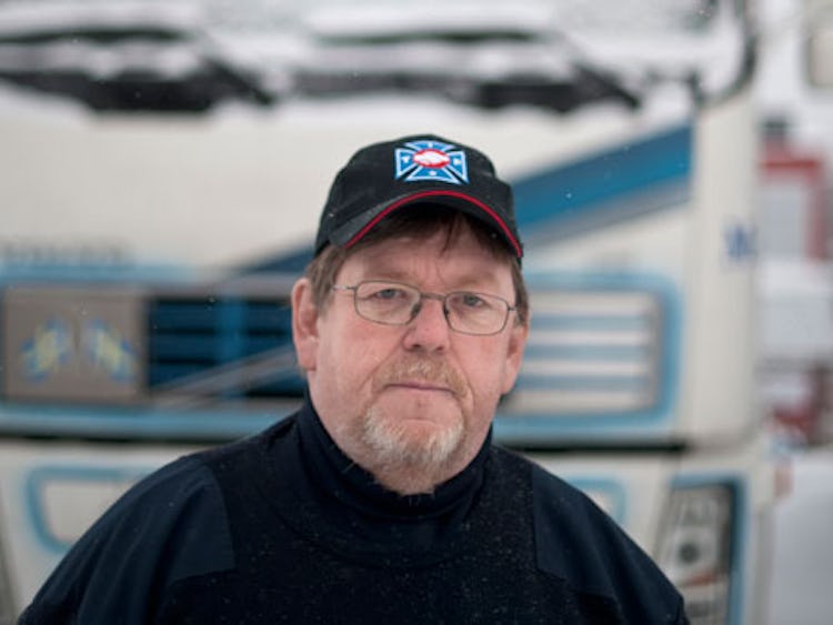 Freddy Welle, chaufför och vice ordförande i Transports åkerisektion i Göteborg.