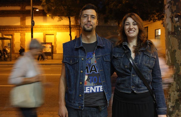 David Buendía och Caty Lora är tveksamma inför folkomröstningen om Kataloniens självbestämmande.