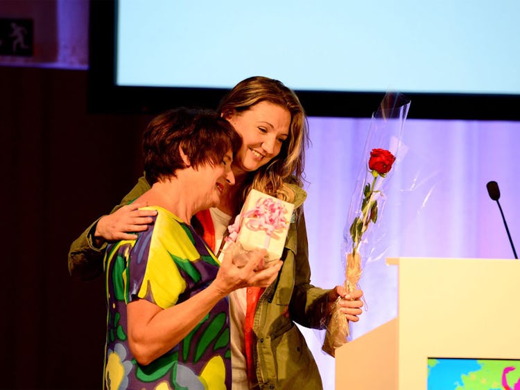 Gabriella Pichler fick Kommunals kulturpris för sin film Äta sova dö.