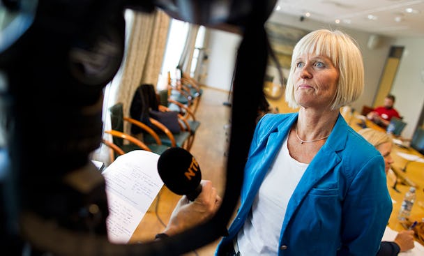 Ragnhild Lied på norska lärarfacket Utdanningsforbundet. Foto: Vegard Grøtt