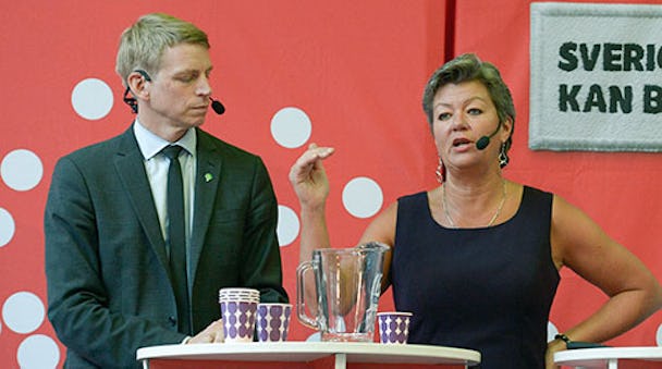 Per Bolund och Ylva Johansson. Foto: Janerik Henriksson