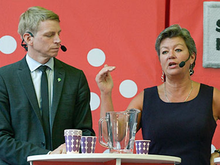 Per Bolund och Ylva Johansson. Foto: Janerik Henriksson