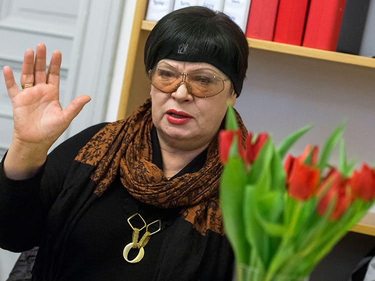 – Det auktoritära styret i Vitryssland drabbar kvinnorna extra hårt, säger Elena Jaskova. Kvinnor tjänar mindre än män och diskrimineras på alla plan. Men officiellt förnekas det. Foto: Claudio Bresciani