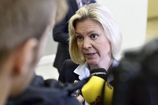 Finansminister Magdalena Andersson. Foto: Claudio Bresciani / TT 