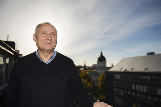 STOCKHOLM 20151026 Den belarusiske oppositionspolitikern Mikola Statkevich ‰r pÂ besˆk i Sverige. Foto: Vilhelm Stokstad / TT / Kod 11370