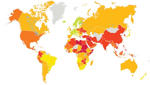 Karta: Världsfacket IFS Klicka på kartan för att se den större