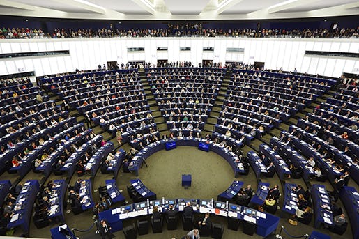 Strasbourg 20140715 EU parlamentet i Strasbourg. Foto: Fredrik Persson / TT / kod 75906