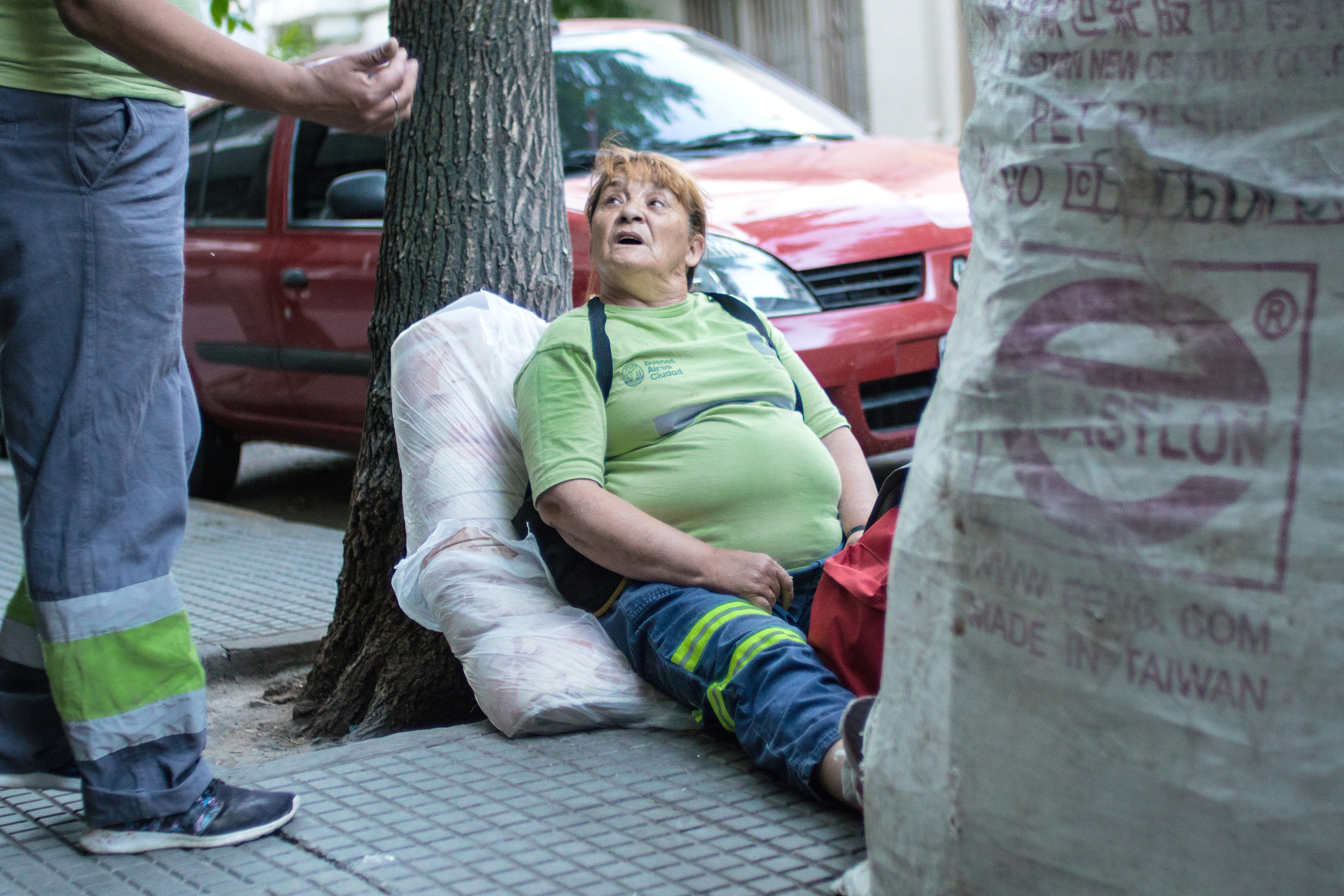 Återvinnare i Argentina kräver sin rätt bild Foto