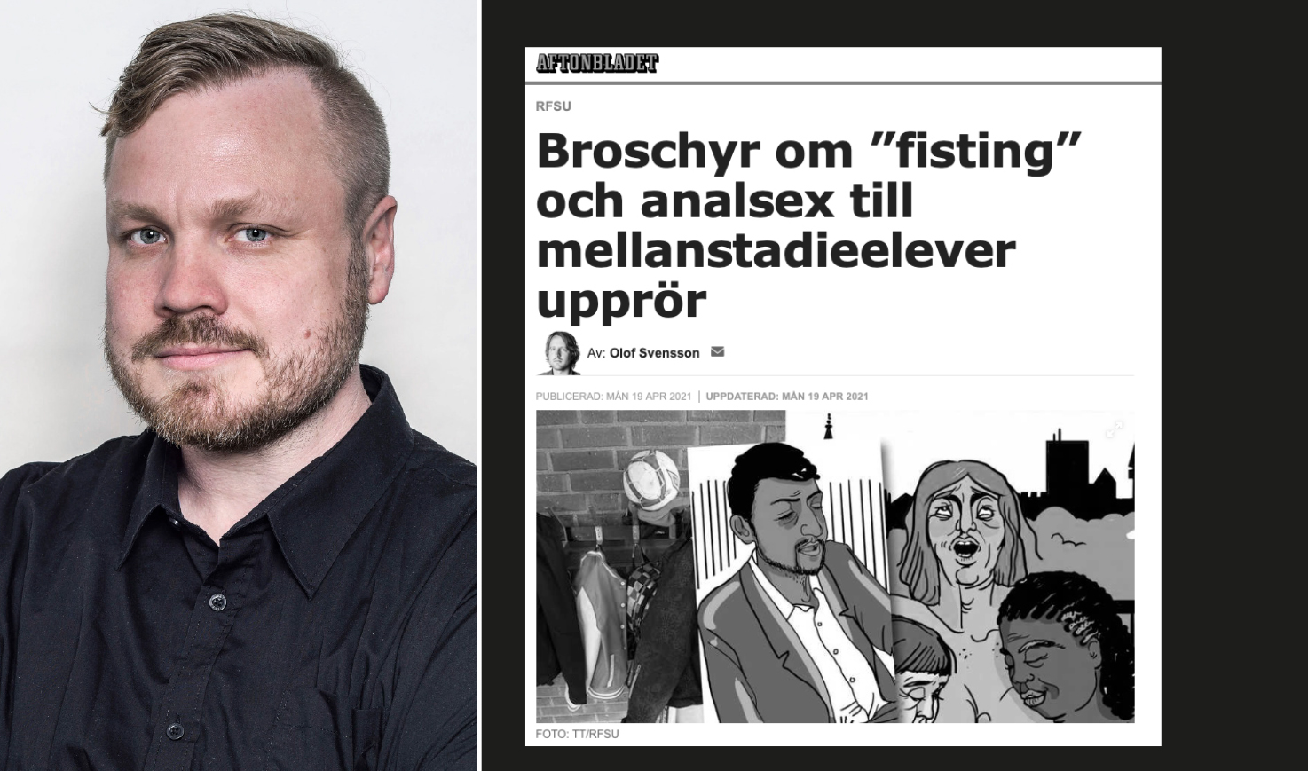 Hur kunde en knastertorr sexbroschyr bli en nyhet, Aftonbladet? Foto