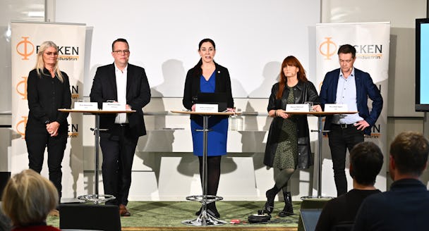 Per-Olof Sjöö, Eva Guovelin, Marie Nilsson, Ulrika Lindstrand och Martin Linder.