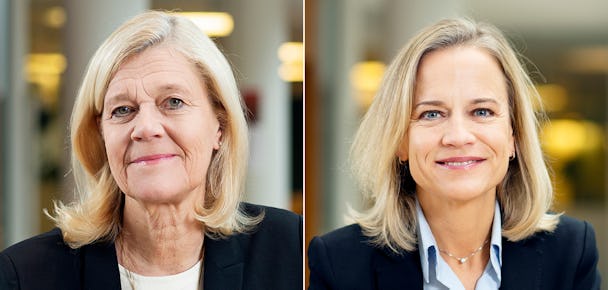 Lena-Liisa Tengblad och Eva Glückman.