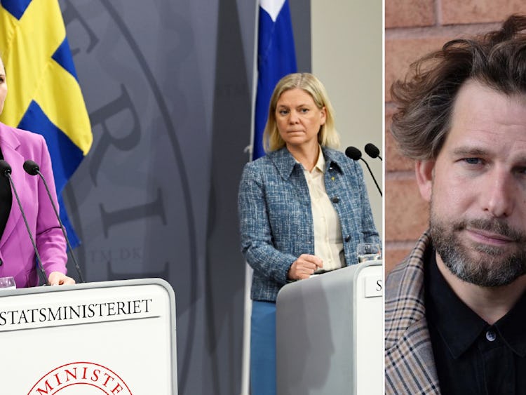 Mette Frederiksen Magdalena Andersson och Hynek Pallas