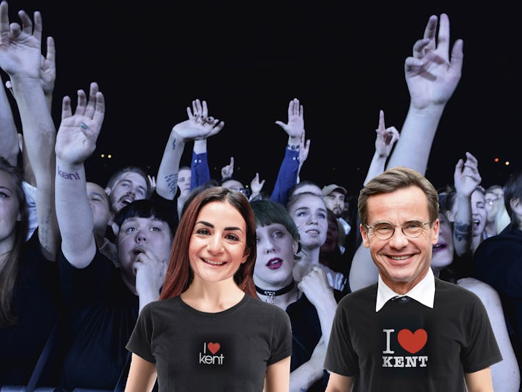 Parisa Liljestrand och Ulf Kristersson gillar Kent