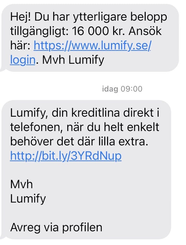 Lumify sms-bombar