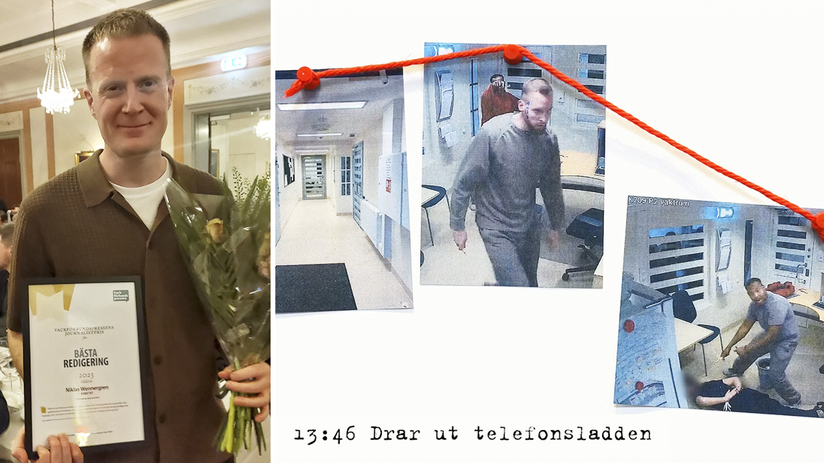 Arbetets layoutare vann pris för true crime