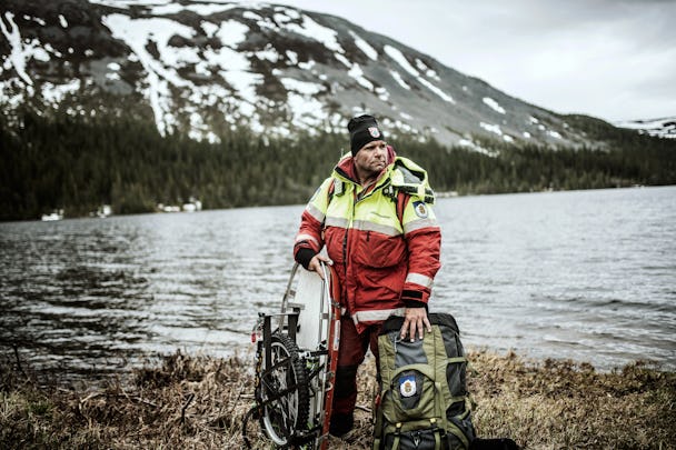 Rickard Svedjesten är en av 380 fjällräddare i Sverige.