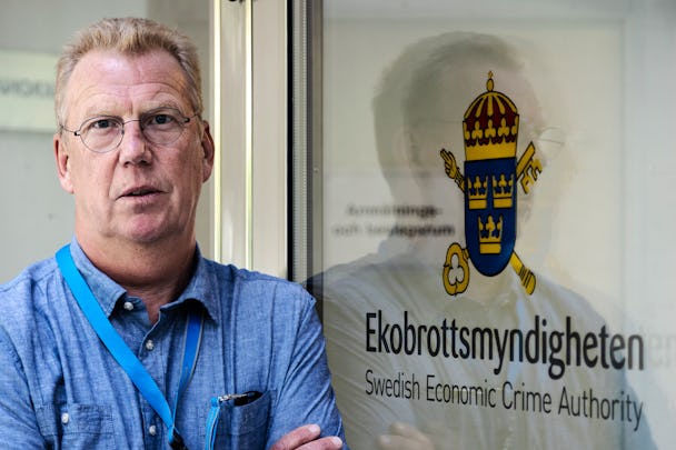 Tomas Andersson, polisoperativ chef på Ekobrottsmyndigheten med ansvar för underrättelsearbete när det gäller arbetslivskriminalitet.
