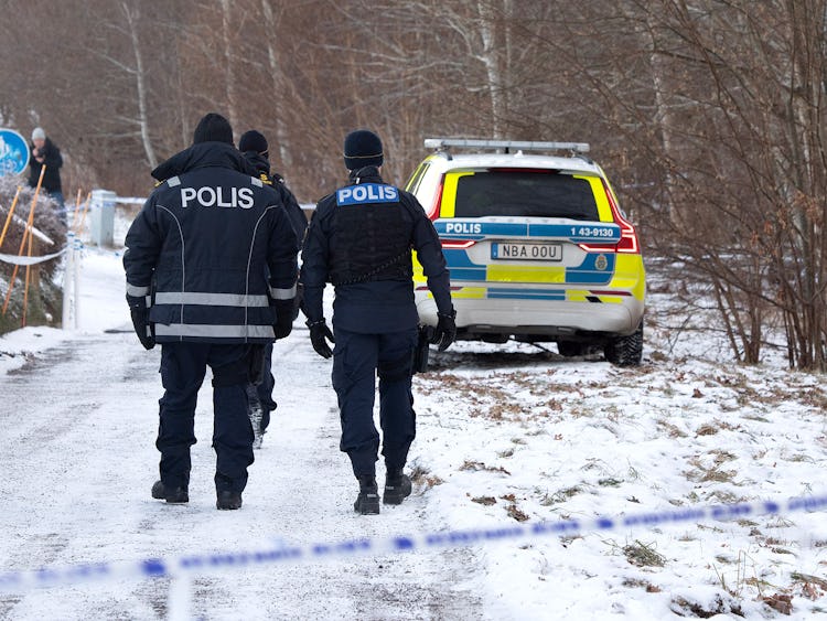 Platsen i Jönköping där en polis skadades allvarligt vid ett ingripande mot en man.
