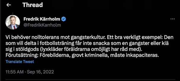 Fredrik Kärrholm, twitter, föreningsliv