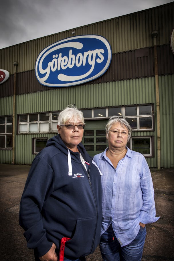 Elisabet Beredsen vice klubbordförande och Dorota Galk, klubbordförande, hör till dem som kämpat in i det sista för att fabriken i Kungälv ska få vara kvar.
