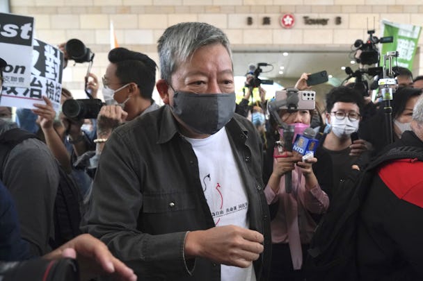 Lee Cheuk-yan har gripits i Hongkong.