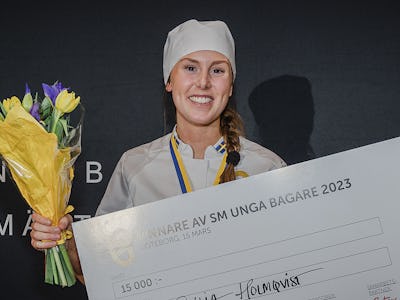 Julia Holmqvist vann tävlingen Årets unga bagare.