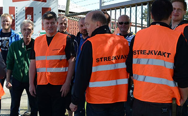 Senast Fastighets gick ut i strejk var för Pactaavtalet 2013. Då pågick strejken i fem dagar. Bilden är från Telgebostäder i Södertälje.