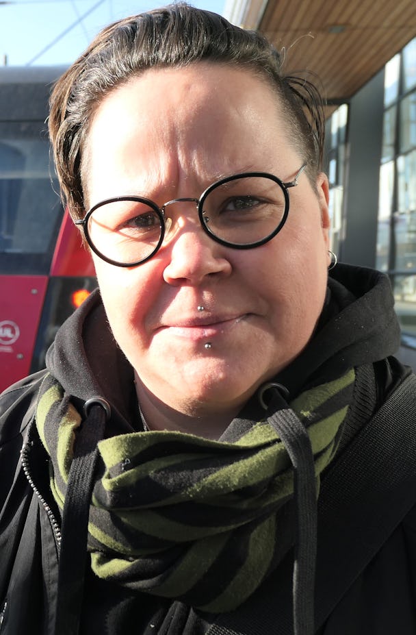 Anna Bergström, lokförare och klubbordförande på Mälartåg.