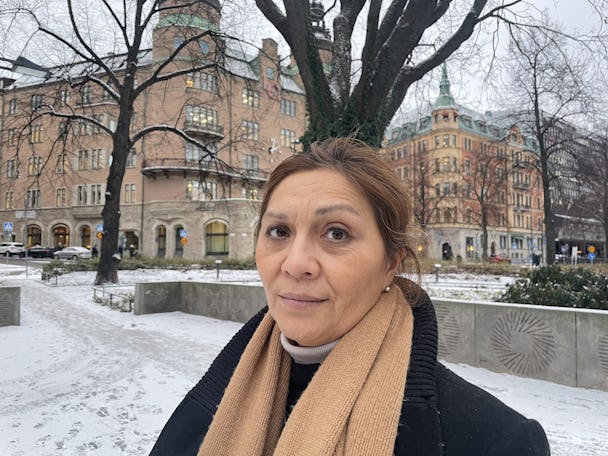 Sandra Altamirano, kundservicevärd på Stockholms tunnelbana
