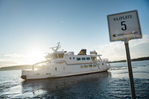 Skärgårdsbåten Gällnö i Stockholms skärgård.