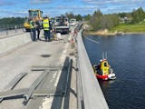 Bild från Svevias utredning av dödsolyckan på Bergsviksbron i Piteå.