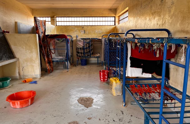 En cell i fängelset i Garowe.