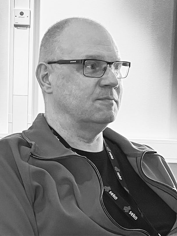 Porträtt på Peter Hemström, Sekos ordförande för Kriminalvården i Västernorrland.