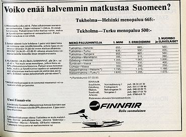 annons på finska