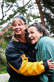 Malin Blomquist och Kerstin Horngren.