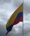 Colombias flagga.