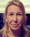 Carina Lind, undersköterska och kommunalare på äldreboendet Rallarrosen i Täby.