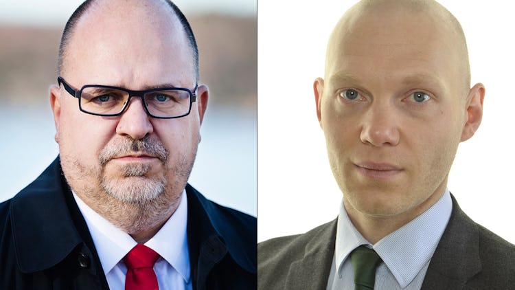 Karl-Petter Thorwaldsson och Niklas Wykman.