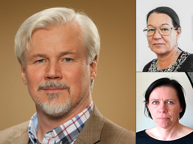 Torbjörn Johansson, Lenita Granlund och Camilla Ingman.