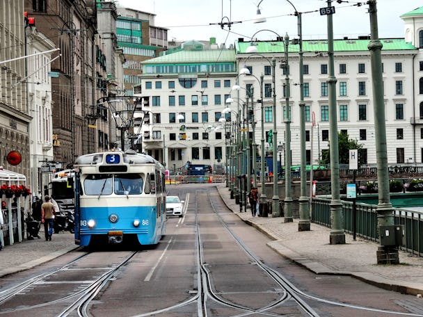 Spårvagn i Göteborg.