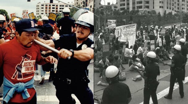 Startskottet för Internationella rättvisedagen för städare var en demonstration i Los Angeles år 1990.