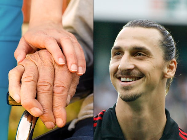 Undersköterska och Zlatan Ibrahimovic.
