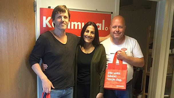 Tony Eklund, Kewstan Karami och Anders Ejdemark.