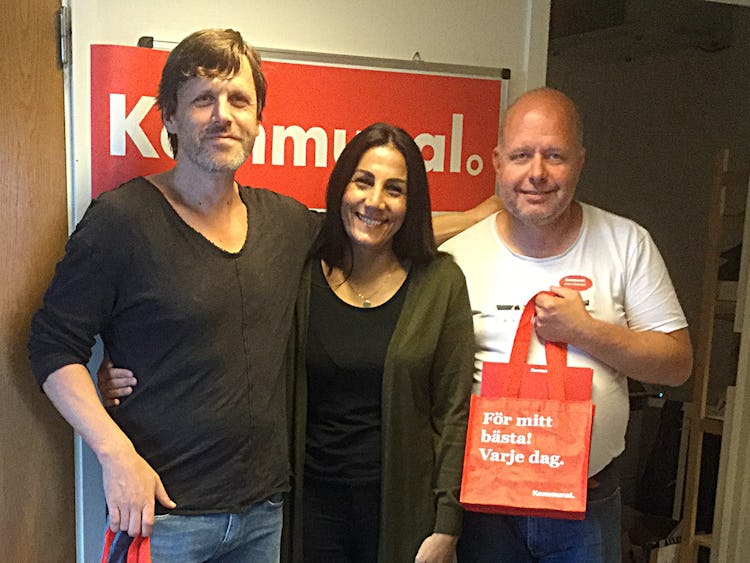 Tony Eklund, Kewstan Karami och Anders Ejdemark.