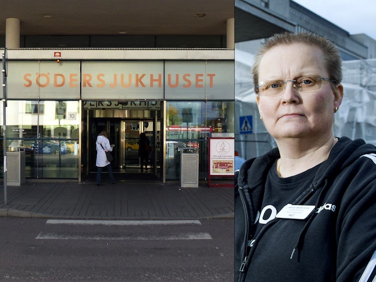 Jenny Söderlund, undersköterska på Söersjukhuset.