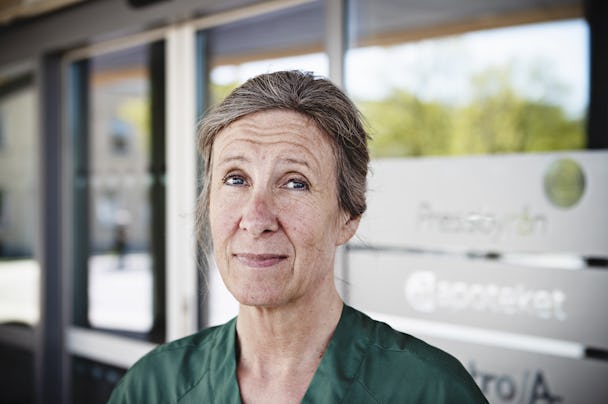 Susanne Wintell, undersköterska på Mölndals sjukhus.