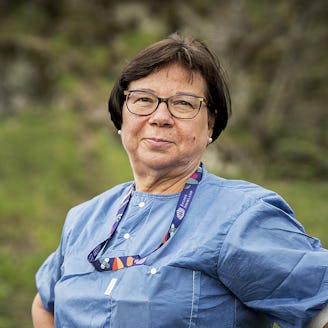 Stina Asp Larsson, undersköterska vid Mälarsjukhuset.