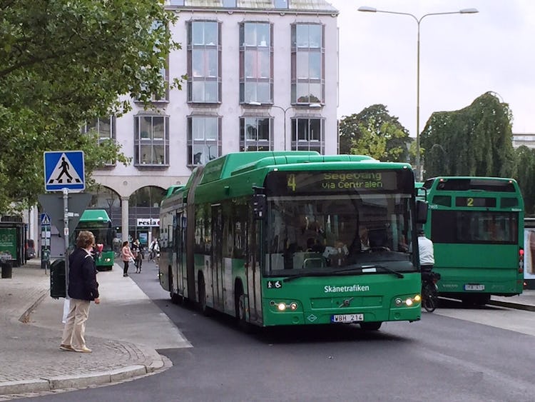 Bussar i Malmö.