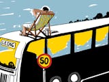Bussförare är en av de yrkesgrupper som kan få ledigt med lön på 50-årsdagen.